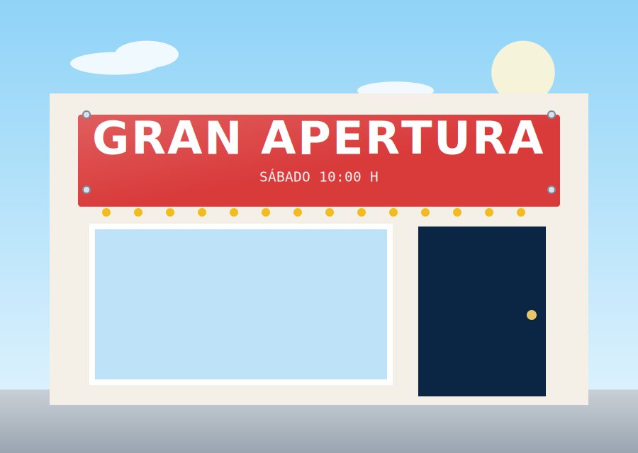 Ejemplo de cartelería para personalizada