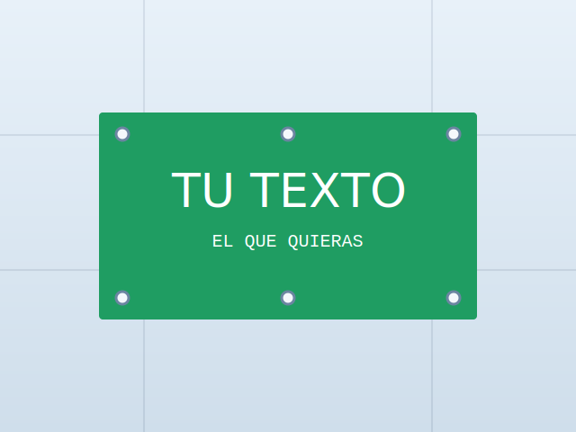 Lona personalizada